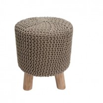 Puff Tricot Capuccino